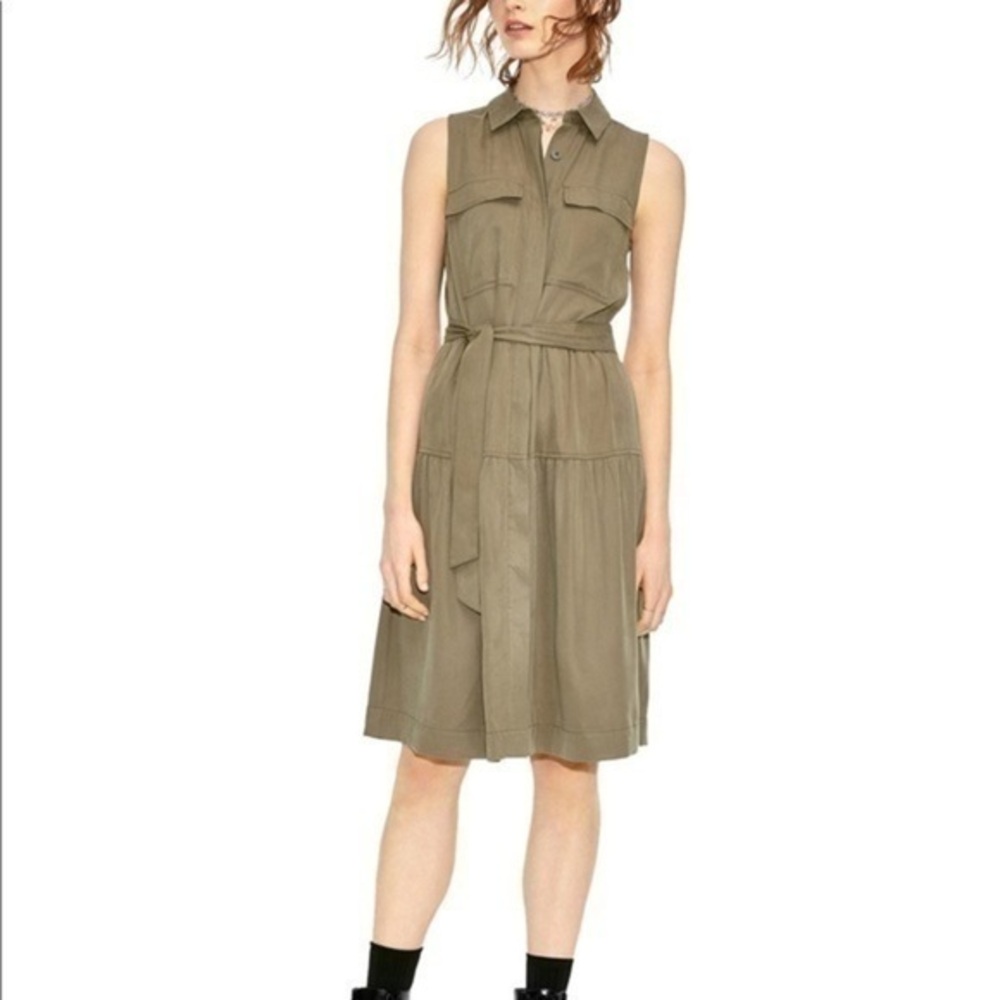 Maison Jules Utility-Pocket A-Line T-Shirt Dress